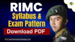 RIMC Syllabus PDF