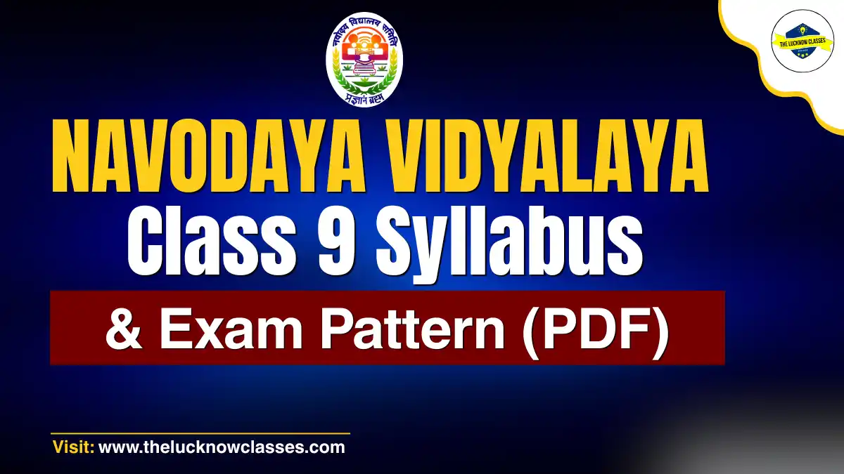 Navodaya Vidyalaya Class 9 Syllabus PDF Download