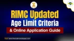 RIMC Revised Age Limit Criteria and Online Application Process Complete Guide