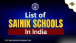 List of Sainik School in India